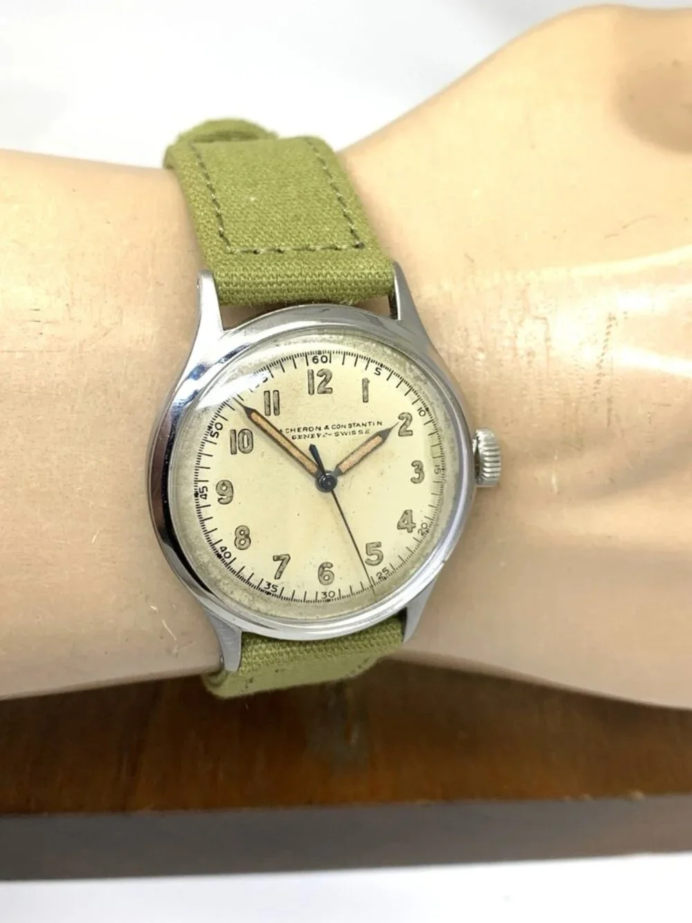 Vacheron Constantin Men's Watch Swiss Manual Wind 1930's-1940's Steel Case 35mm